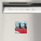 Chiens Joy Ride Magnet (In Situ (Lave-vaisselle))