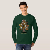 Chiens KiniArt Happy Fall T-Shirt (Devant entier)