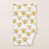 Chiens Labrador Retriever dorés (Serviette à main)