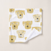 Chiens Labrador Retriever dorés (Gant de toilette)