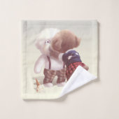 Chiens mignons Accrochage (Gant de toilette)