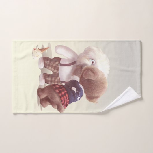 Chiens mignons Accrochage (Serviette à main)