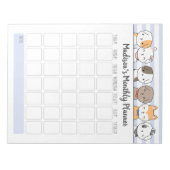 Chiens mignons Bloc-notes personnalisé (Devant)