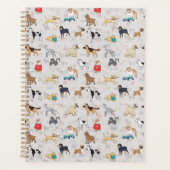 Chiens mignons Design Motif Blanc (Devant)