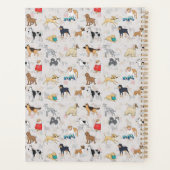 Chiens mignons Design Motif Blanc (Dos)