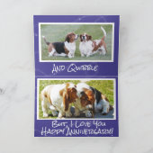 Chiens mignons et drôles de la carte w/Basset (Intérieur)