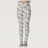 Chiens mignons leggings Motifs (Devant)