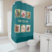 Chiens mignons OU VOTRE rideau en douche fait sur (En situation)