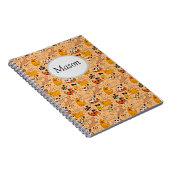 Chiens mignons personnalisables Carnet Spiral (Côté Droit)