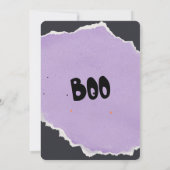 Chiens mignons Trick ou traiter les invitations Ha (Dos)