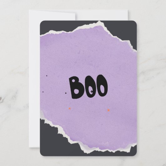 Chiens mignons Trick ou traiter les invitations Ha (Dos)