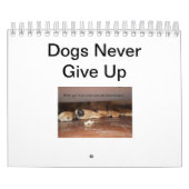 Chiens n'abandonnent jamais le calendrier des livr (Protection)