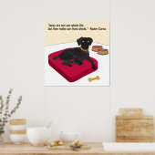 Chiens ne sont pas toute notre vie affiche (Cuisine)