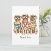 Chiens Retriever Dorés Hawaïens Merci (Debout devant)