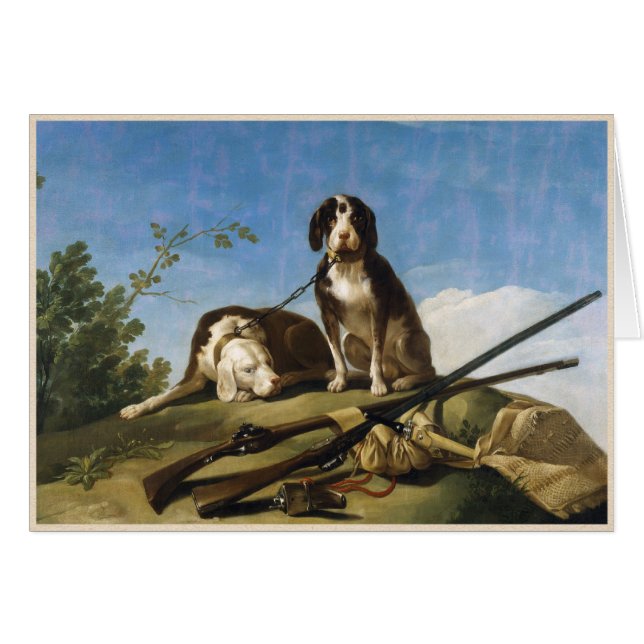 Chiens sur le chef d'oeuvre de Francisco José de (Devant Horizontal)