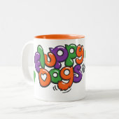 Chiens volants Caractère Moxie Deux Mug tonifié (Devant gauche)