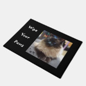 Chiffon de chat de Ragdoll de chocolat votre tapis (Incliné)