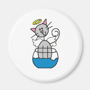 Chiffre aimant de bâton de chat d'ange