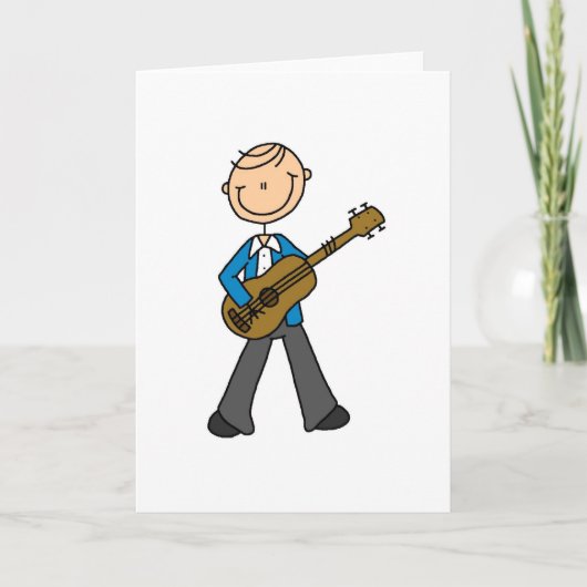 Chiffre carte de bâton de guitare (Devant)