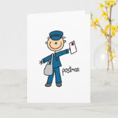 Chiffre carte de bâton de travailleur postal (Fleur jaune)