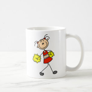 Chiffre Cheerleading mignon tasse de bâton