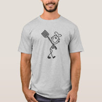 Chiffre chef de bâton avec des T-shirts et des