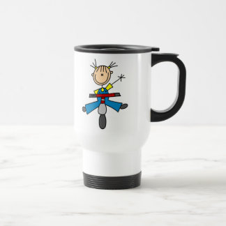Chiffre de bâton sur la tasse de scooter