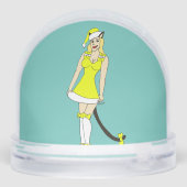 Chiffre de Noël jaune (Arrière)