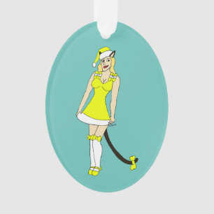 Chiffre de Noël jaune