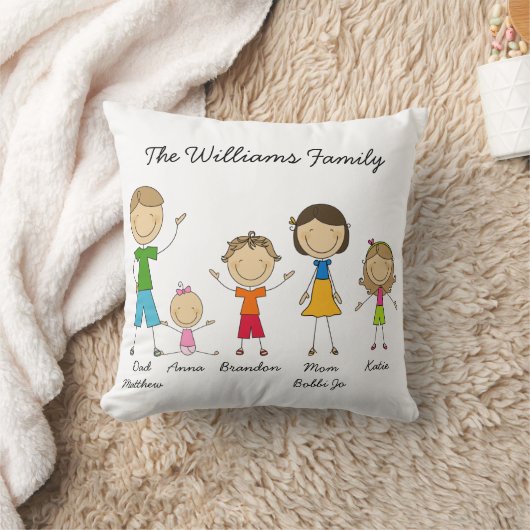 Chiffre fait sur commande coussin de bâton de (Couverture)