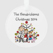 Chiffre famille de bâton de 5 avec l'ornement (dos)