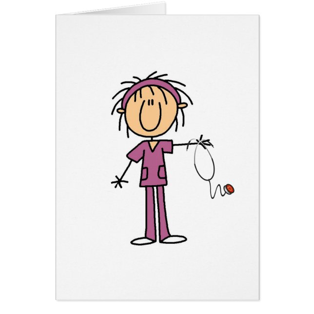 Chiffre femelle infirmière de bâton (Devant)