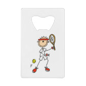 Chiffre masculin joueur de bâton de tennis (Devant)