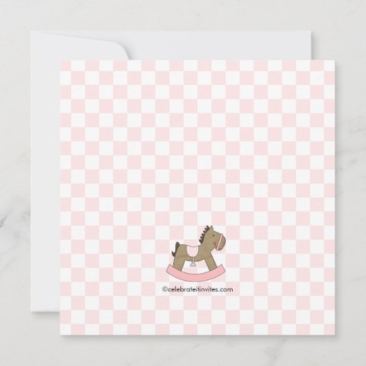 Chiffre mignon ?ère invitation de bâton (Dos)