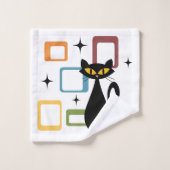 Chiffre noir du milieu du siècle (Gant de toilette)