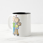 Chiffre nouveau-né tasse de bâton de bébé (Devant gauche)