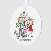 Chiffre ornement de bâton d'acrylique de chat de (devant)