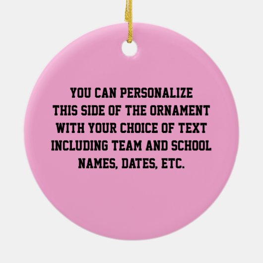 Chiffre ornement de bâton de photo du base-ball de (Dos)