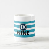 Chiffre romain : Neuf Mug (Centre)