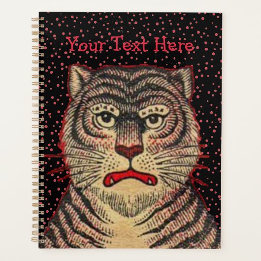 Chiffre rouge Tigre asiatique rayé (Devant)