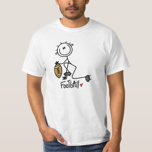 Chiffre T-shirt de bâton de valeur de joueur de (Devant)