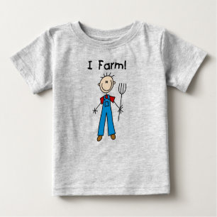 Chiffre T-shirts et cadeaux de bâton d'agriculteur