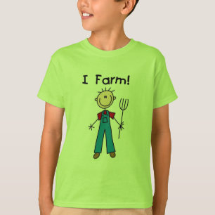 Chiffre T-shirts et cadeaux de bâton d'agriculteur