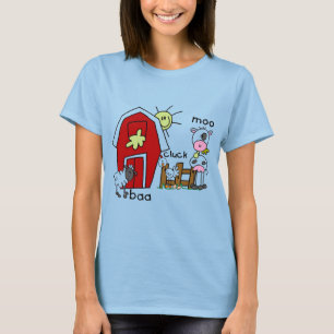 Chiffre T-shirts et cadeaux de bâton d'animaux de