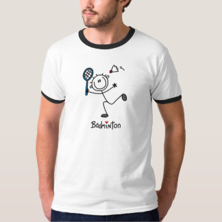 Chiffre T-shirts et cadeaux de bâton de badminton