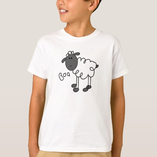 Chiffre T-shirts et cadeaux de bâton de moutons (Devant)