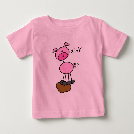 Chiffre T-shirts et cadeaux de bâton de porc (Devant)
