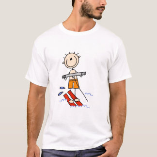 Chiffre T-shirts et cadeaux de bâton de ski d'eau