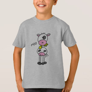 Chiffre T-shirts et cadeaux de bâton de vache