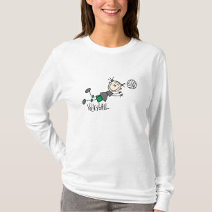 Chiffre T-shirts et cadeaux de bâton de volleybal